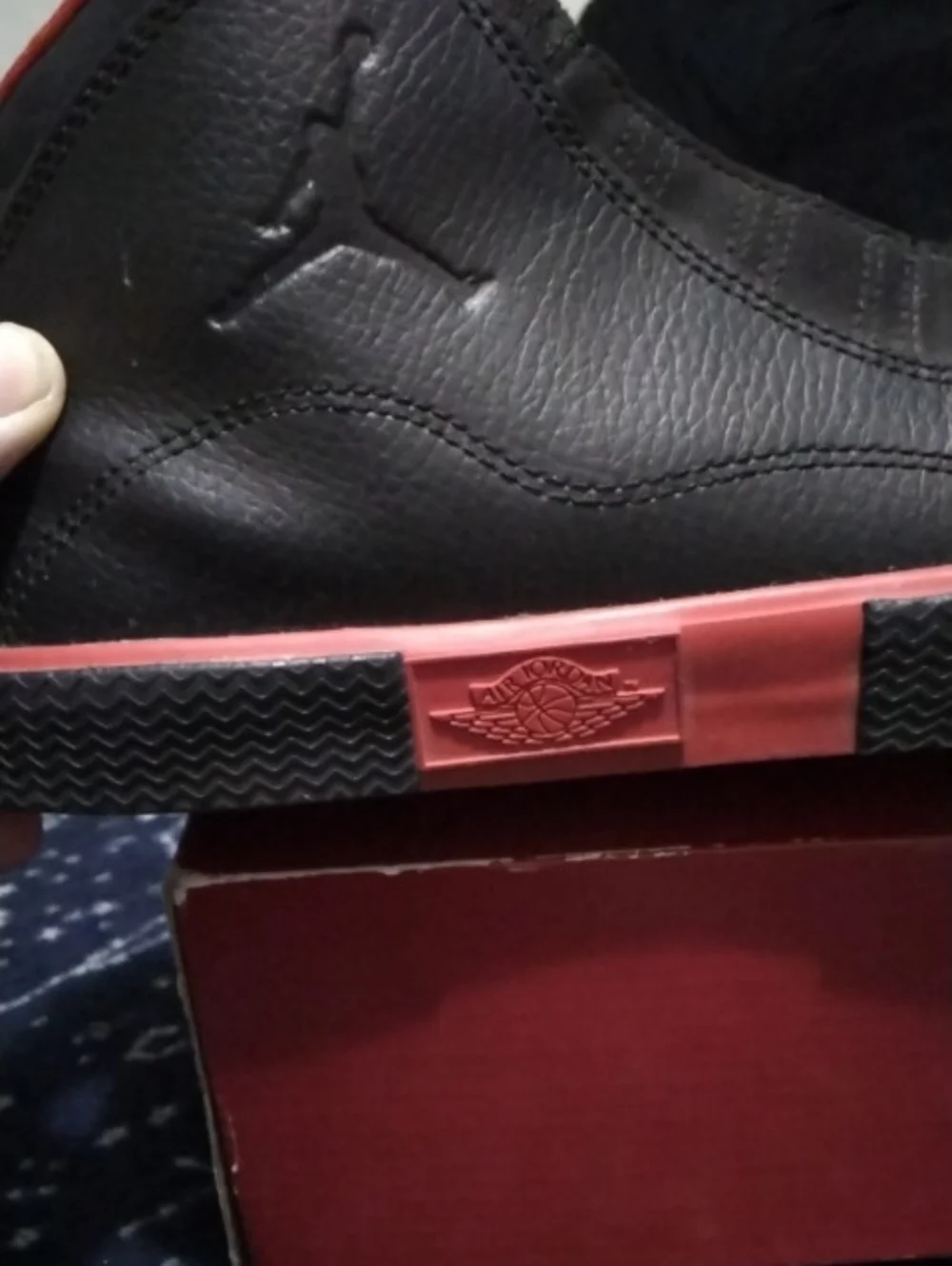 Jordan Black and Red Athletic Shoes - Classic Mid Sneaker Sz 6.5Y (Women's Sz8)